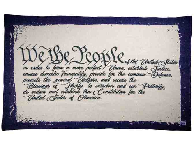 US Constitution Wool Blanket