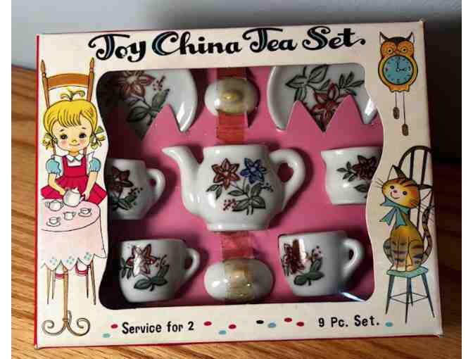 Vintage Toy China Tea Set