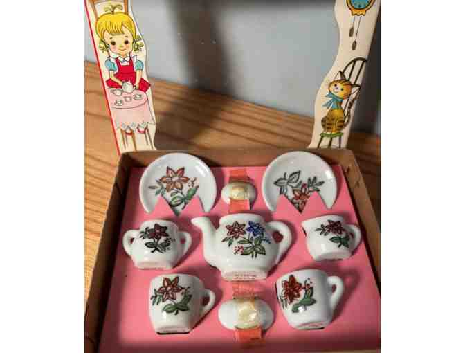 Vintage Toy China Tea Set
