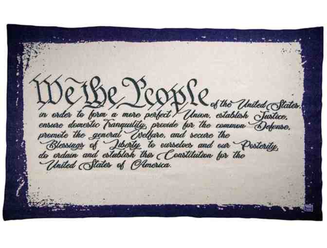 US Constitution Wool Blanket