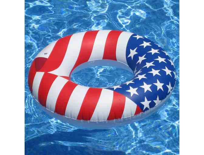 Swimline 36' Inflatable Patriotic American Flag Swimming Pool Float (3 Pack)