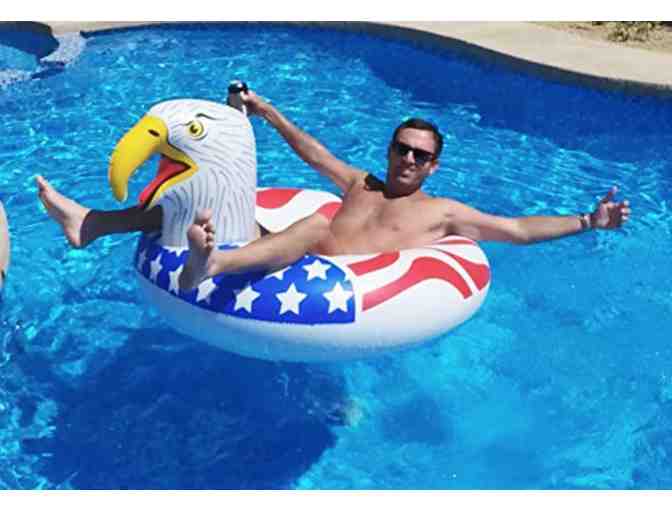 Screaming Eagle American Flag Pool Float - Photo 2