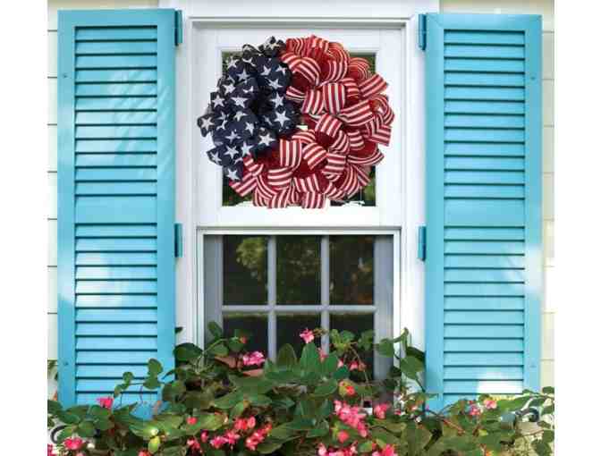 Patriotic Ribbon Wreath - Photo 3