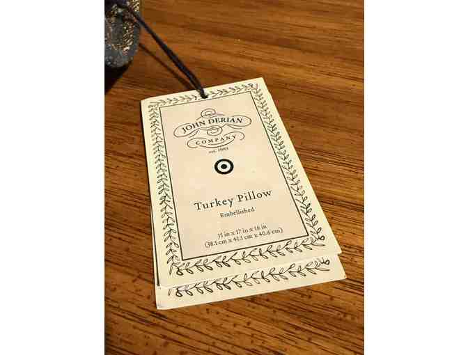 John Derian beaded Turkey Pillow