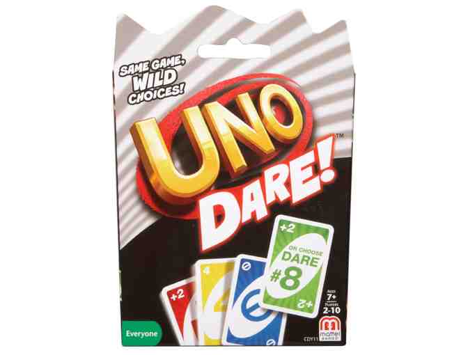 3 GAMES:  UNO ROYAL REVENGE; UNO DARE AND BIG PICTURE APPLES TO APPLES