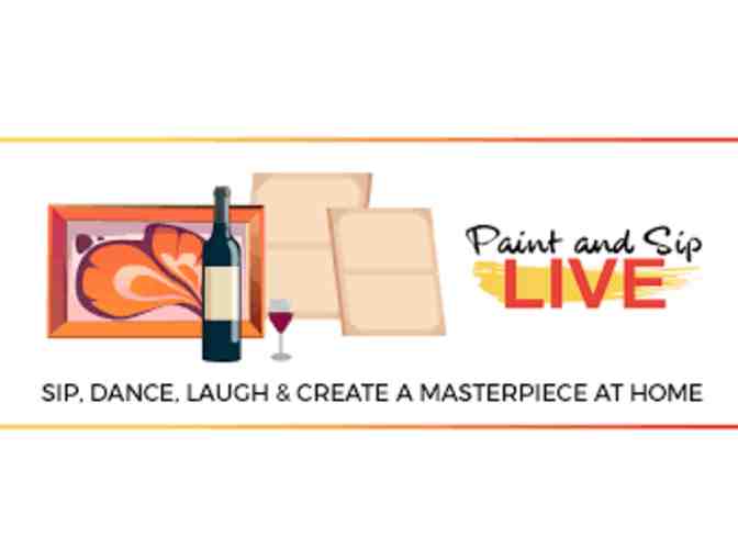 PAINT AND SIP LIVE - VIRTUAL PAINT + SIP EVENT FOR TWO (2) #1