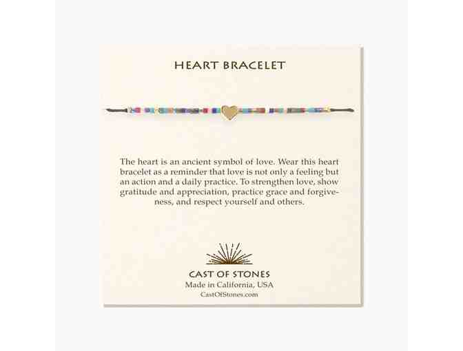 CAST OF STONES - HEART BRACELET - ASSORTED COLOR