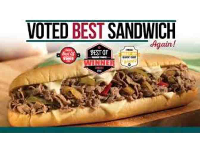 PHILLY'S BEST CHEESESTEAKS - $25.00 GIFT CARD