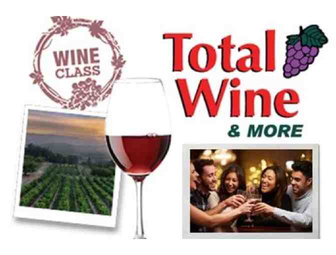 TOTAL WINE - PRIVATE WINE CLASS FOR TWENTY (20)