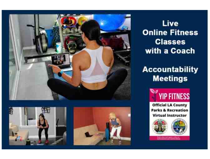 YIP FITNESS - ONE MONTH ZOOM FITNESS CLASSES