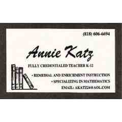 Annie Katz Tutoring