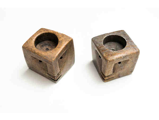 Stone Candle Holders