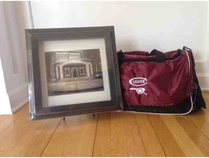 Shadow Box Picture and Dufflebag for Artillery/Battery