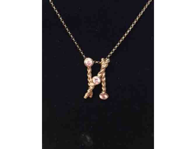 Designs by Sevan 18k Rose Gold Multi Rope Necklace with Swarovski Crystals - Photo 1