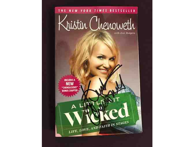 Autographed Kristin Chenoweth Album and Book!