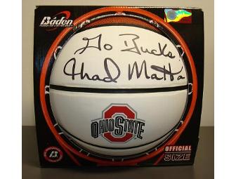 Thad Matta Autographed Ohio State Basketball