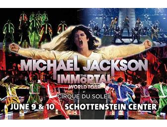 Michael Jackson: The Immortal World Tour by Cirque du Soleil -4 Tickets & Priority Parking