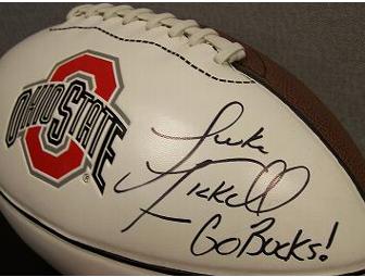 Luke Fickell Autographed Ohio State Football