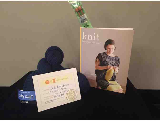 JP Knit & Stitch learn-to-knit package