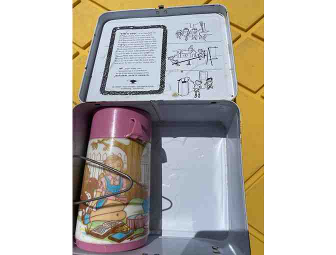 Little Miss Basset Hound and Princess Lunch Box with Thermos
