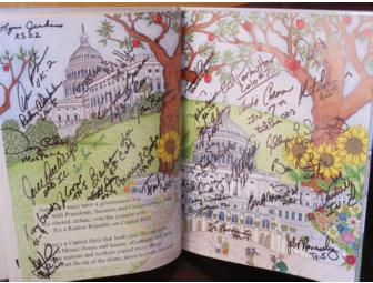 A copy of House Mouse Senate Mouse with over 200 congressional signatures!