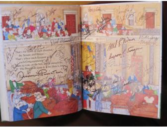 A copy of House Mouse Senate Mouse with over 200 congressional signatures!