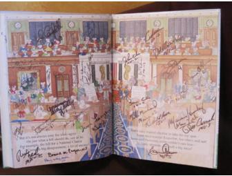 A copy of House Mouse Senate Mouse with over 200 congressional signatures!