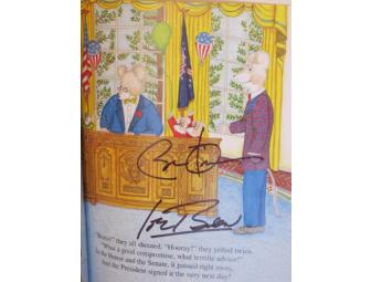A copy of House Mouse Senate Mouse with over 200 congressional signatures!