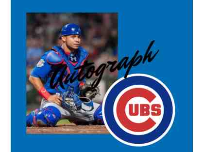 Chicago Cubs Wilson Contreras Autographed Photo