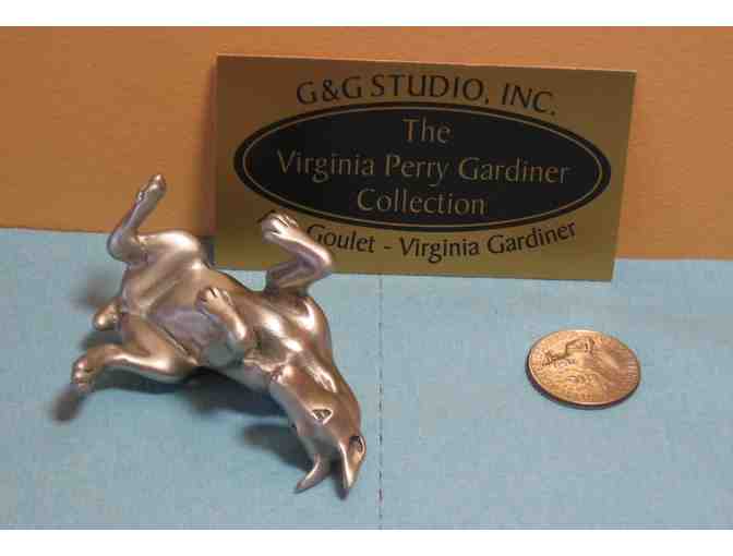 Pewter puppy from Virginia Perry Gardiner