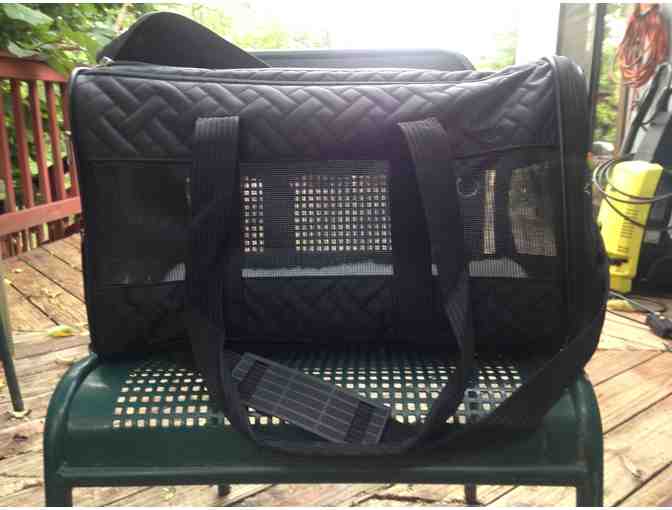 Sherpa Puppy Carrier with Dobe Family