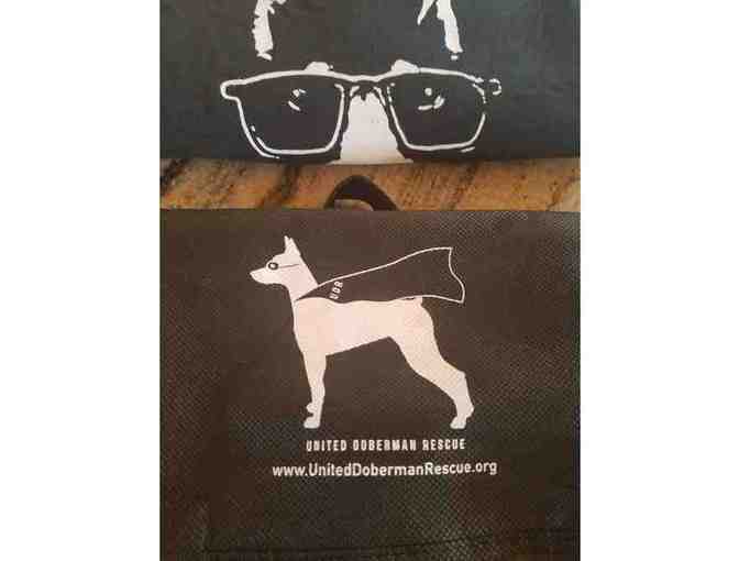 Cool Doberman T-shirt and Treat bag