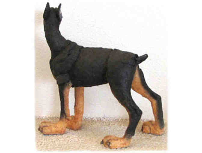 Doberman Caricature Statue By A Breed Apart