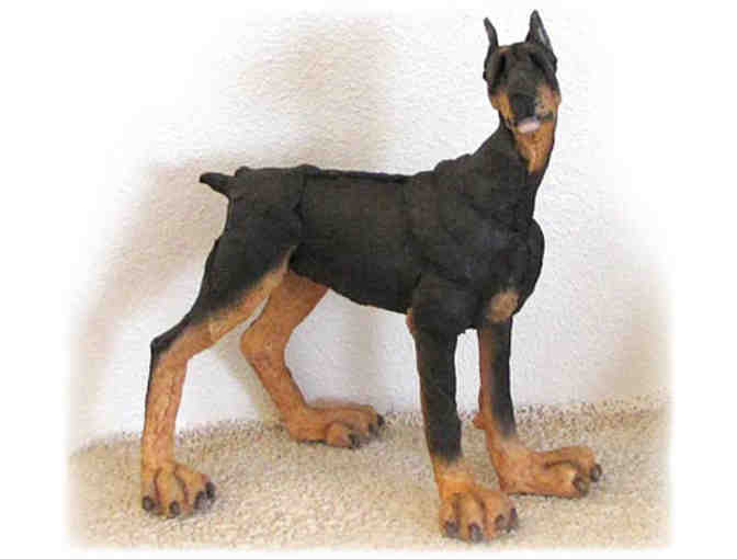 Doberman Caricature Statue By A Breed Apart