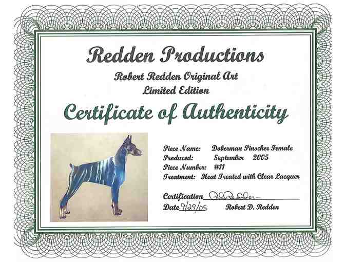 Doberman steel silhouette *******UPDATED AGAIN******