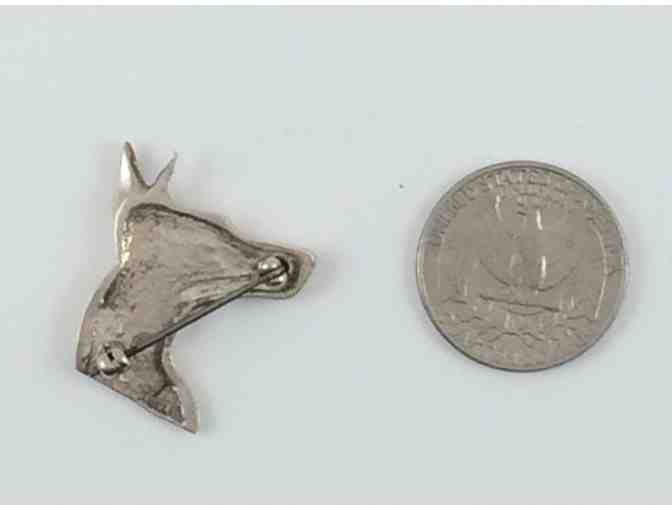 Pin - Sterling Silver Dobe Head