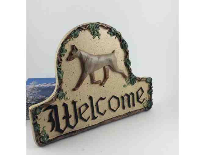 Welcome sign - Fawn Dobe