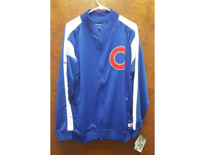 Chicago Cubs Stitches Fashion Full-Zip Track Jacket Size LARGE