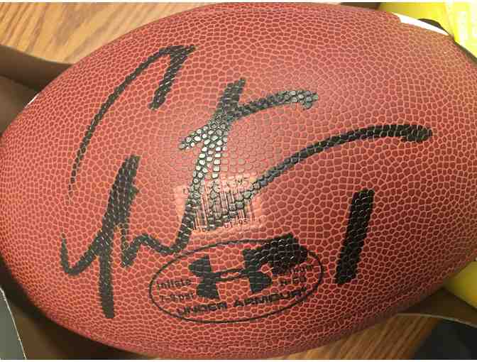 Cam Newton autographed football