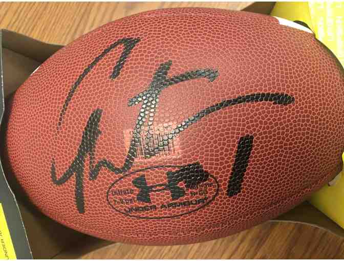 Cam Newton autographed football