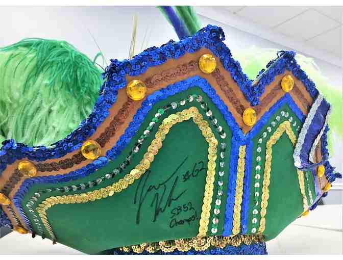 Authentic Mummer's hat signed by Eagles player Jason Kelce