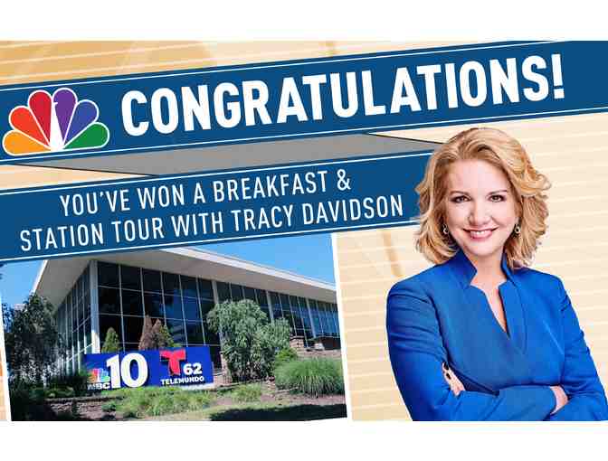 Breakfast and backstage tour with NBC 10's Tracy Davidson - Photo 1