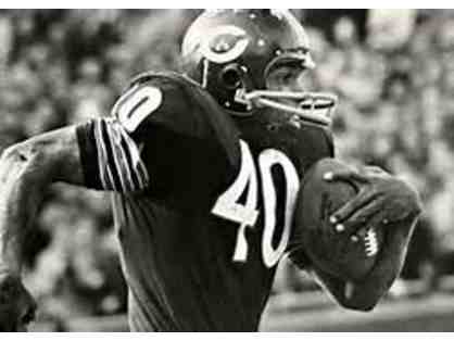 Gale Sayers Custom Autographed Football