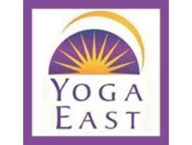 Yoga East Gift Card and Candle Relaxation Basket