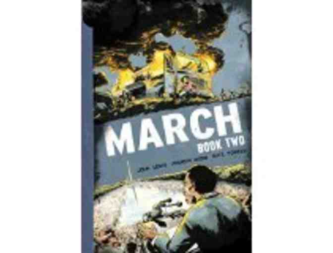 'March Two' book signed by Congressman John Lewis (D-Ga)