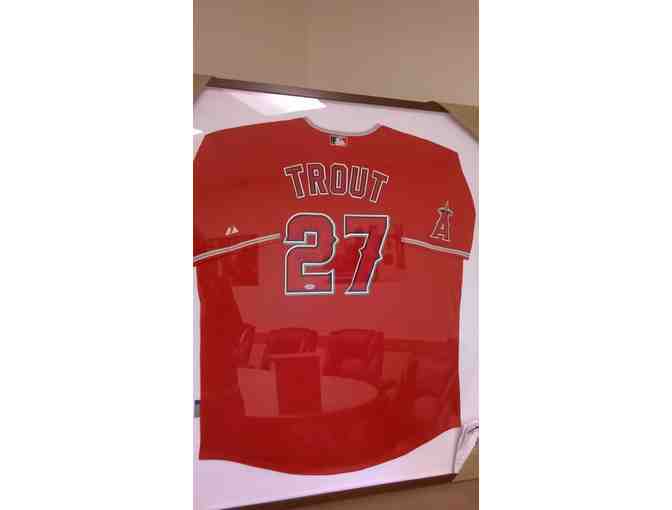 Mike Trout Signed & Framed, Los Angeles Angels Jersey