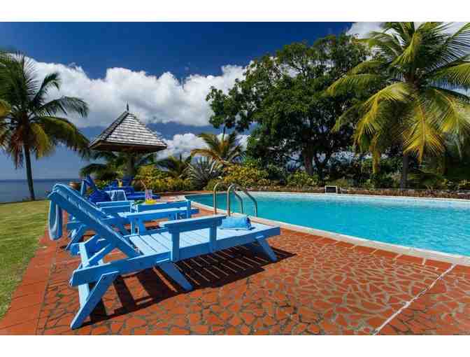 A one week stay for six at a private villa on St. Lucia!