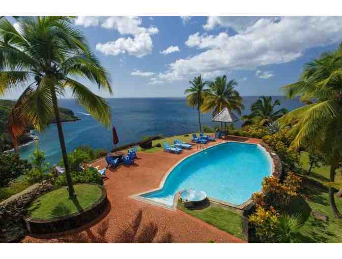 A one week stay for six at a private villa on St. Lucia!