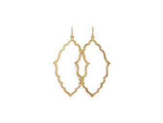 Always Beautiful Moroccan Gold Dipped Earrings