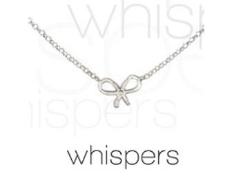 Whispers Bow Sterling Silver Necklace